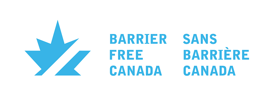 Barrier Free Canada logo.