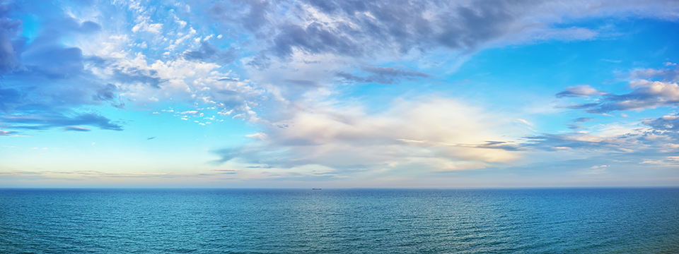 A beautiful seascape panorama.