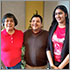 From left to right: Donna Jodhan, Ken, Kamini.