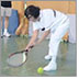 Image. Donna playing tennis.